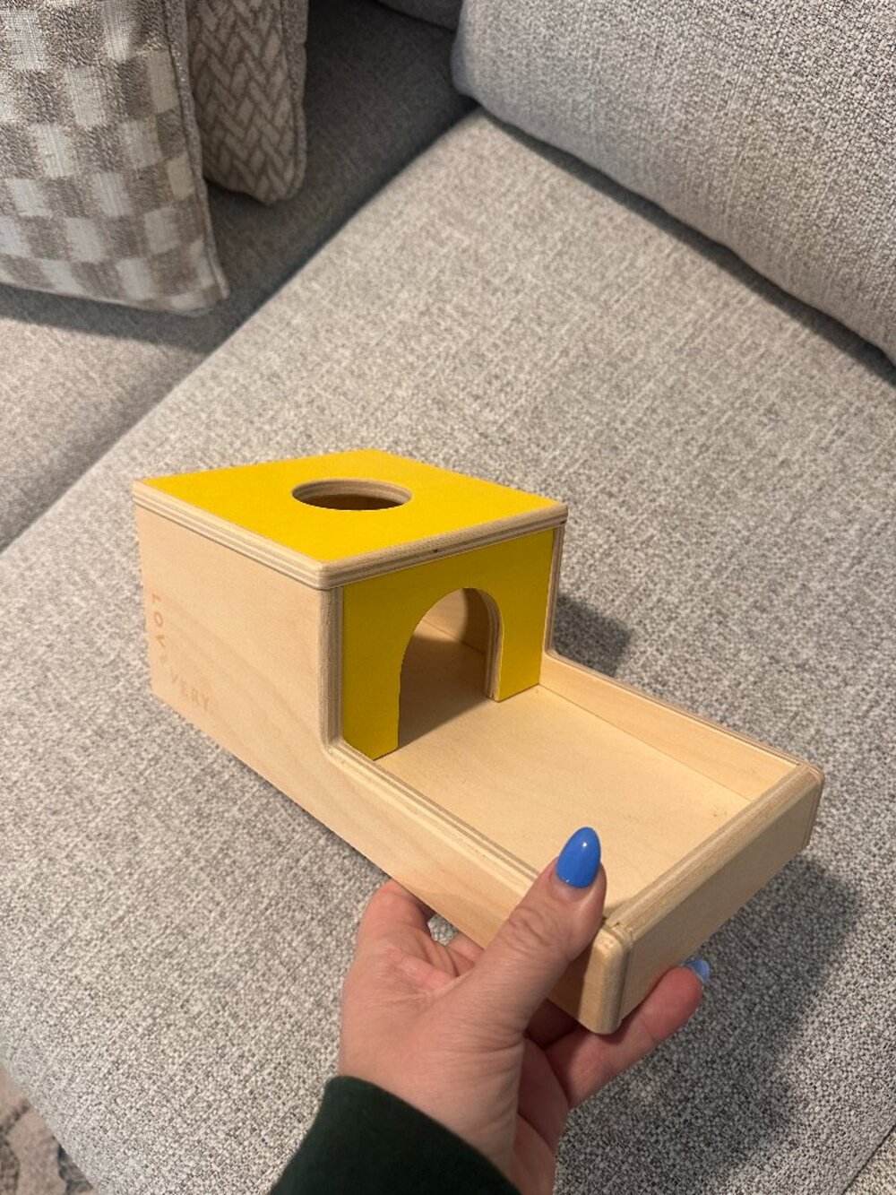 LOVEVERY Ball Drop Wooden Box (Balls not Included) 7-8M